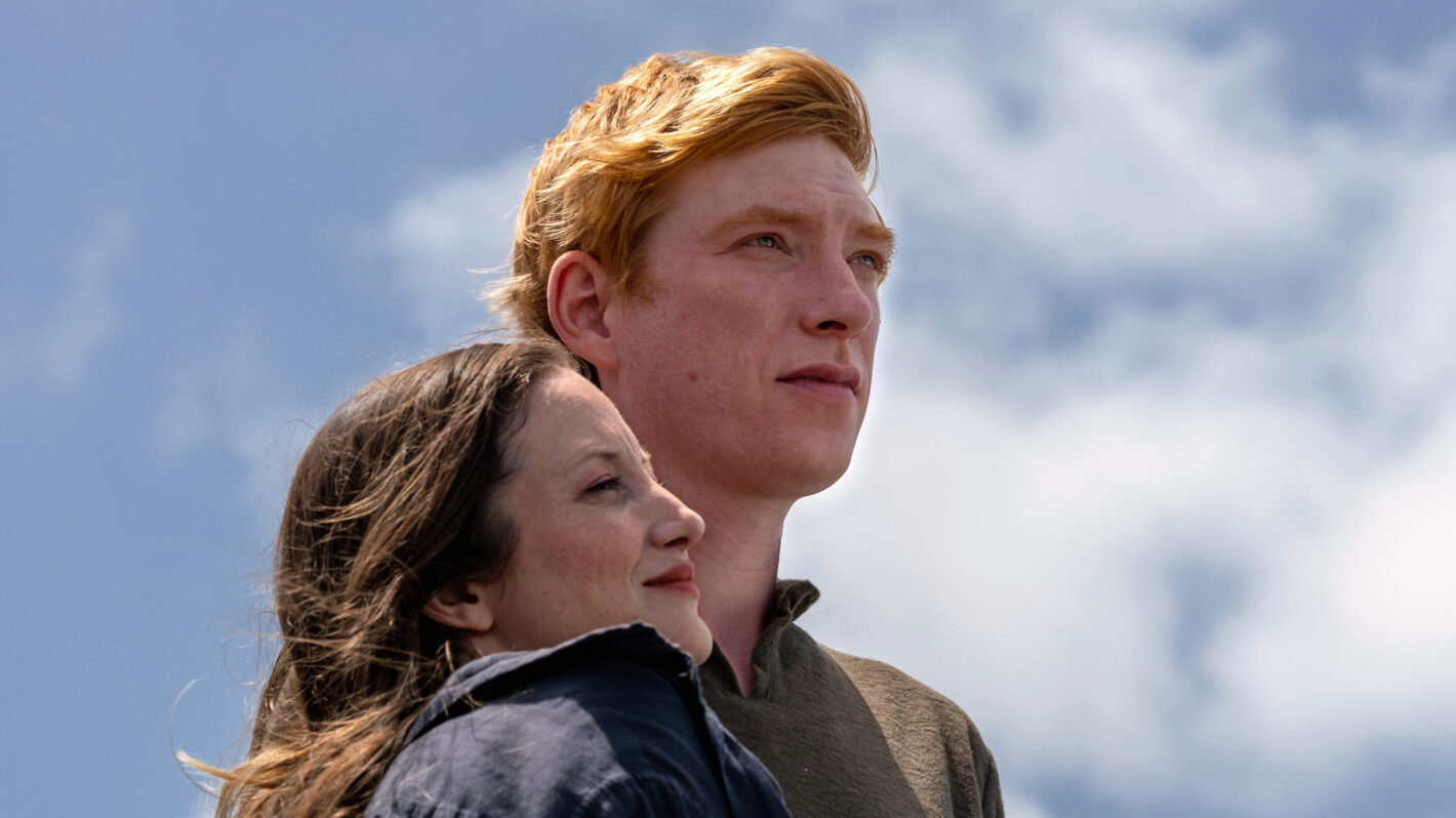 Andrea Roseborough and Domhnall Gleeson in 'Alice & Jack'