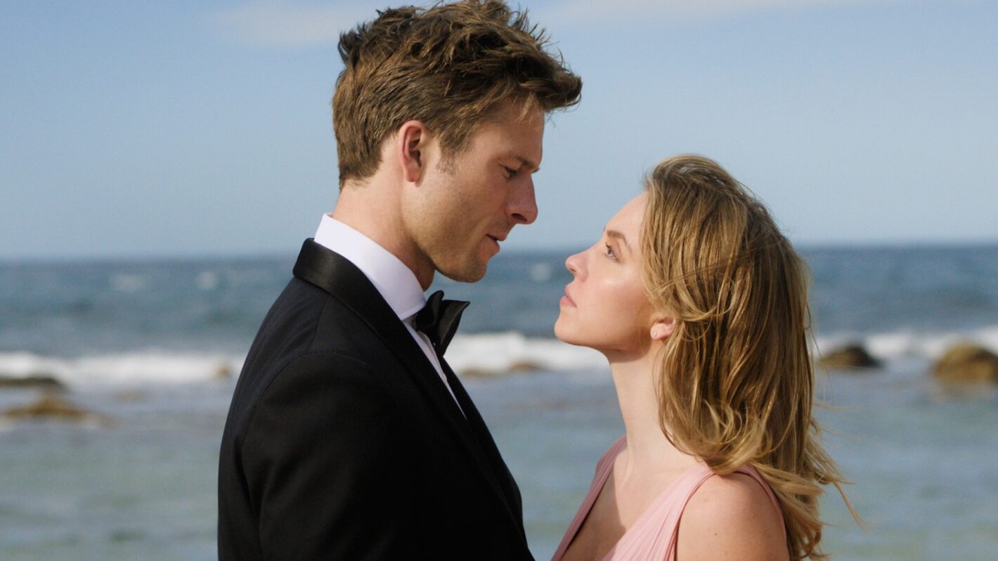 Glen Powell and Sydney Sweeney in 'Anyone But You.'