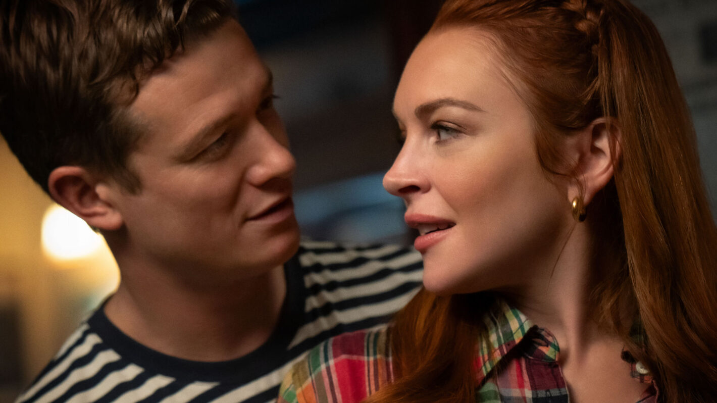 Ed Speleers and Lindsay Lohan in 'Irish Wish.'