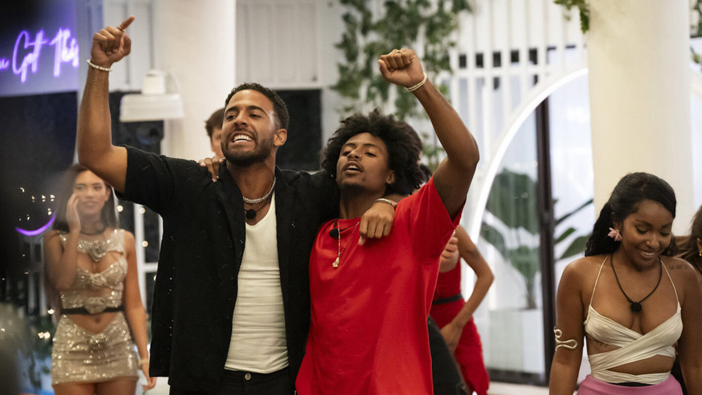 Kendall Washington and Kordell Beckham on 'Love Island USA' Season 6
