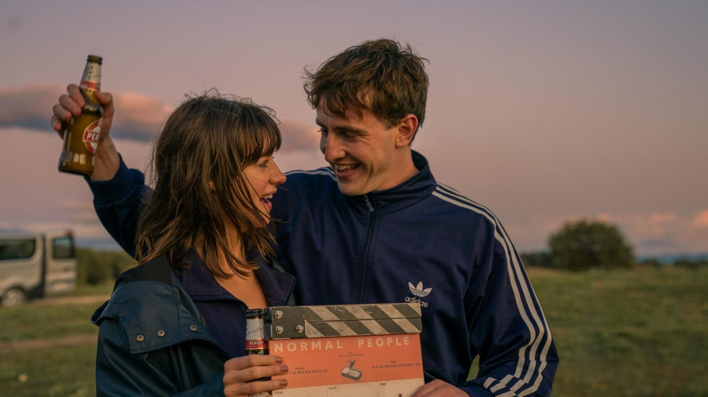Normal People - Daisy Edgar-Jones and Paul Mescal behind the scenes